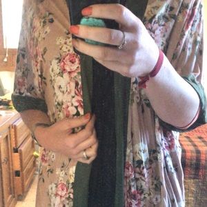 Super soft floral kimono